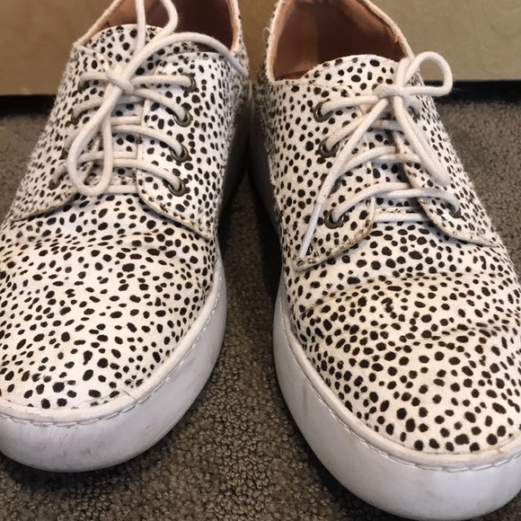 Rollie Shoes Rollie Australia White Leather Platform Sneaker Derby